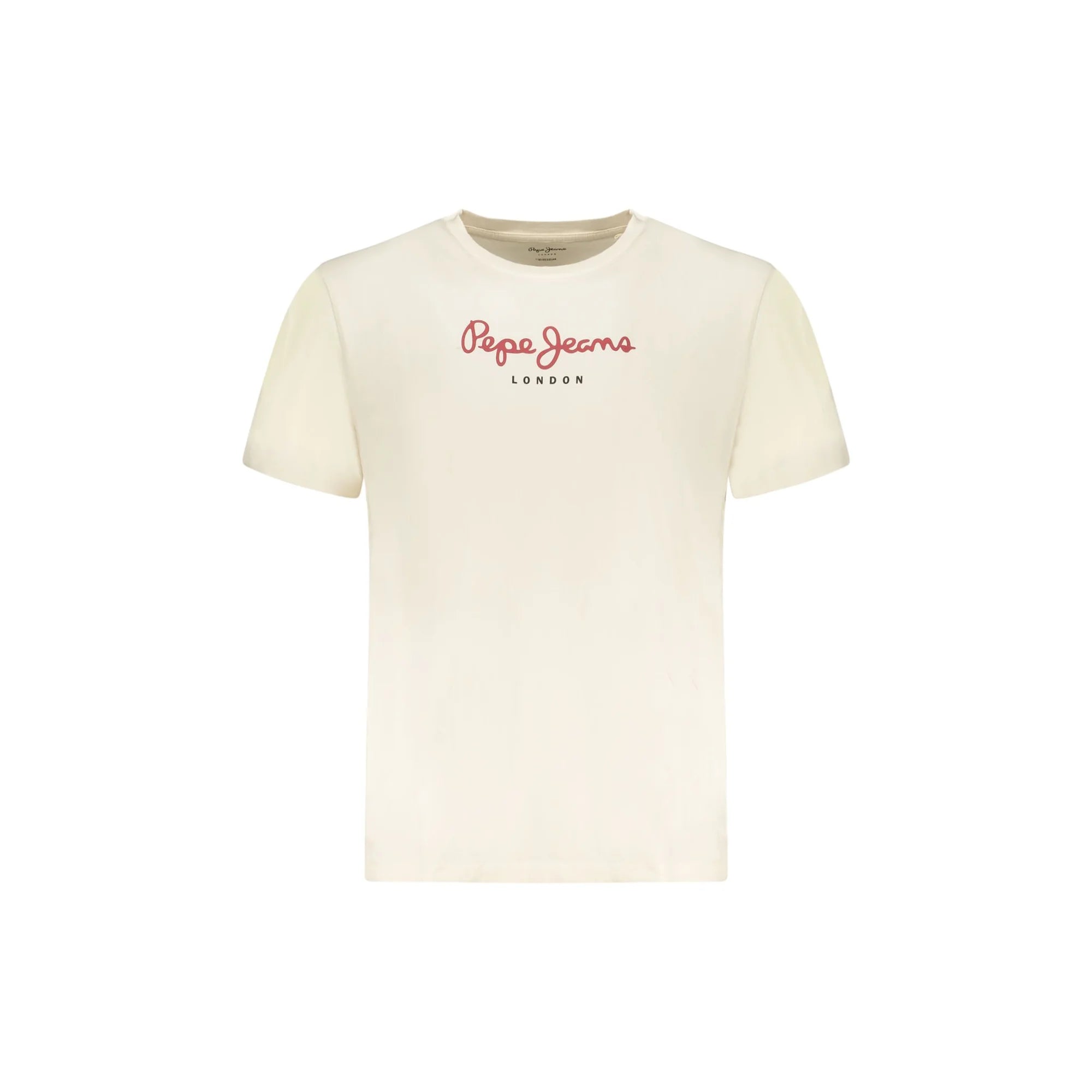 Pepe Jeans T-Shirt Maniche Corte Uomo beige Stampa Logo - foto prodotto